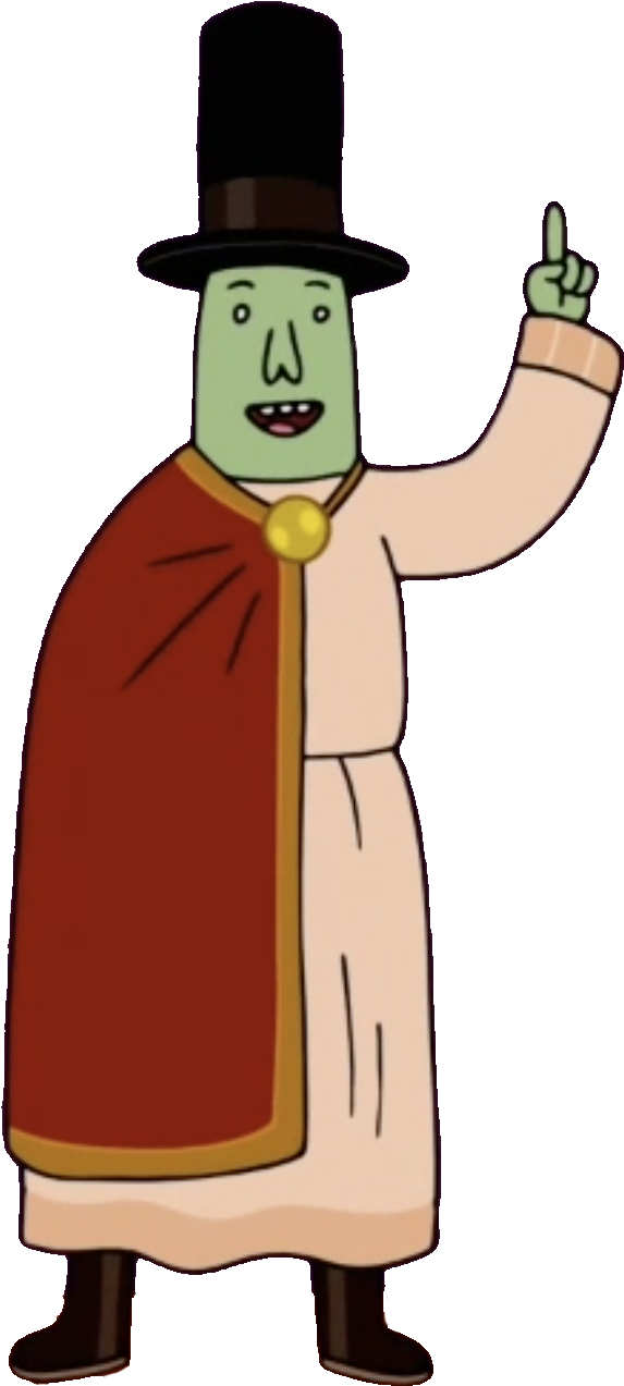 King Man - Normal Man Adventure Time Finale (698x1362), Png Download