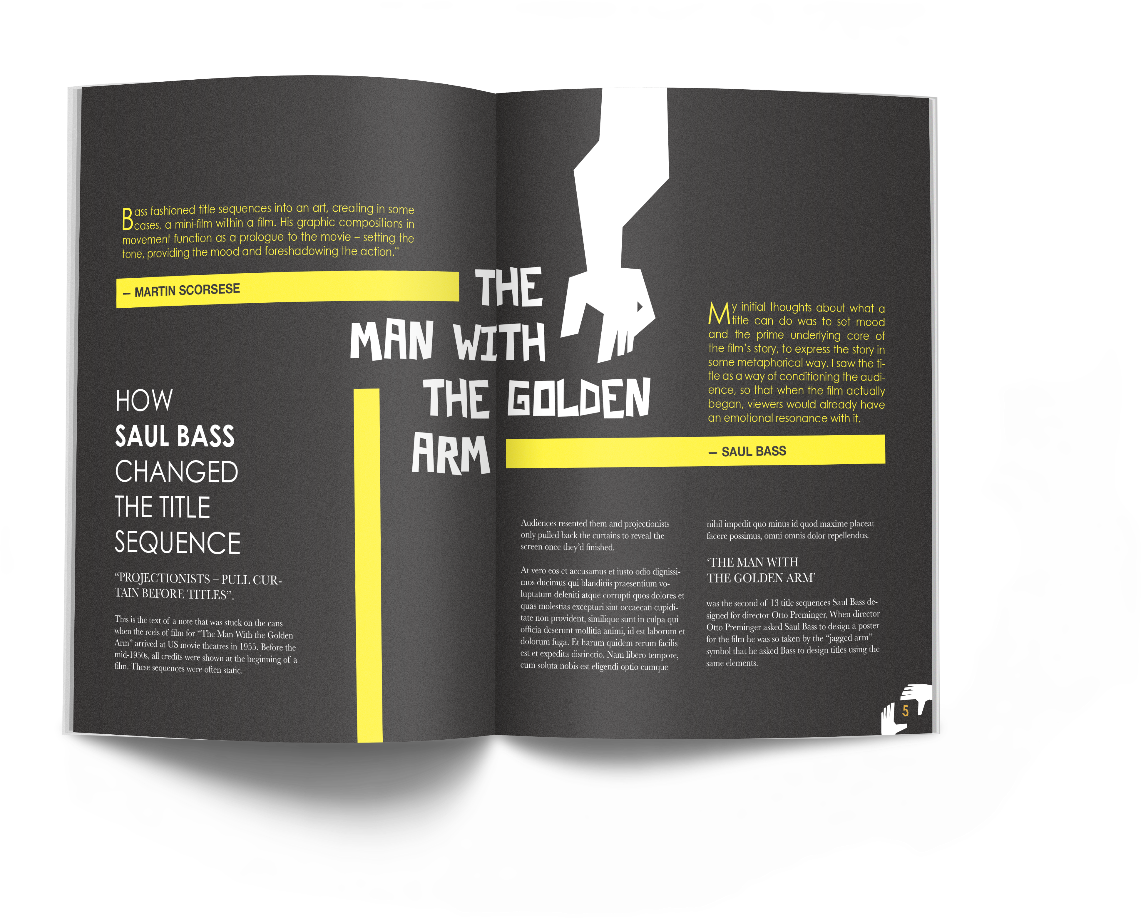 This Film And Design Journal Pays Homage To The Multi-talented - Graphic Design (6000x3456), Png Download