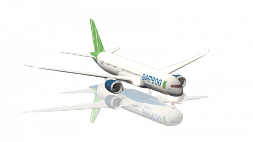 787 Beta Version Bamboo Livery - Model Aircraft (500x282), Png Download