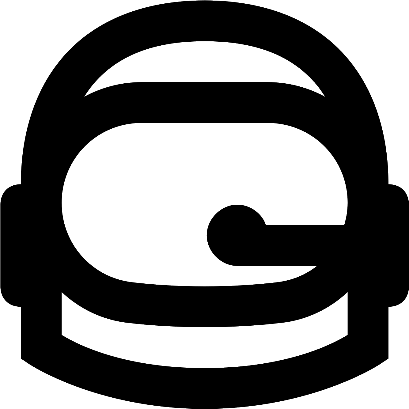 Astronaut Helmet Icon - Ideas (1600x1600), Png Download