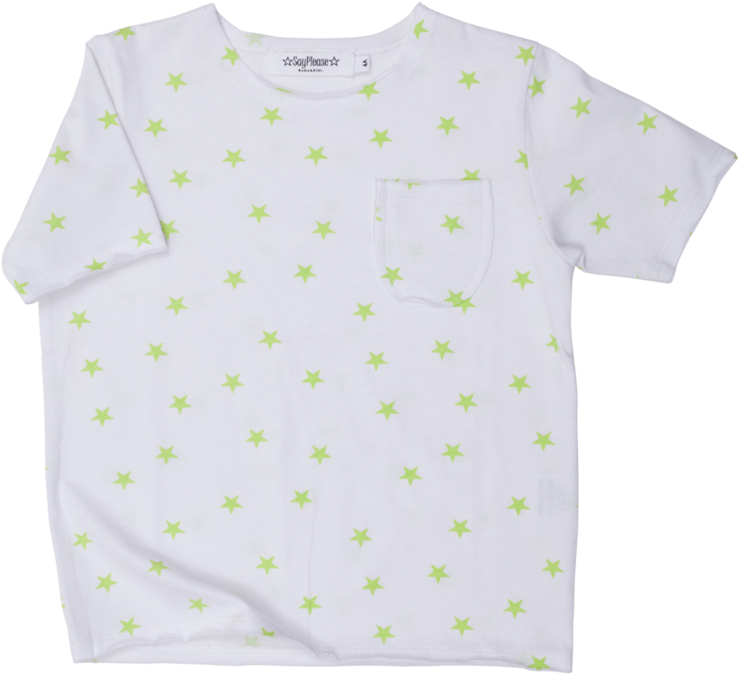 Camisetas Blanca Estrellas Flúor - T-shirt (1024x1024), Png Download