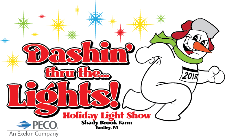 Lights Is A Family Fun 2 Mile Run/jog/walk Through - Koziar's Christmas Village (792x498), Png Download