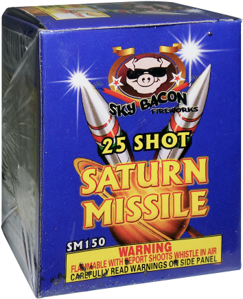 Fireworks Sale Pa 25 Shot Saturn Missiles - Pennsylvania (500x500), Png Download