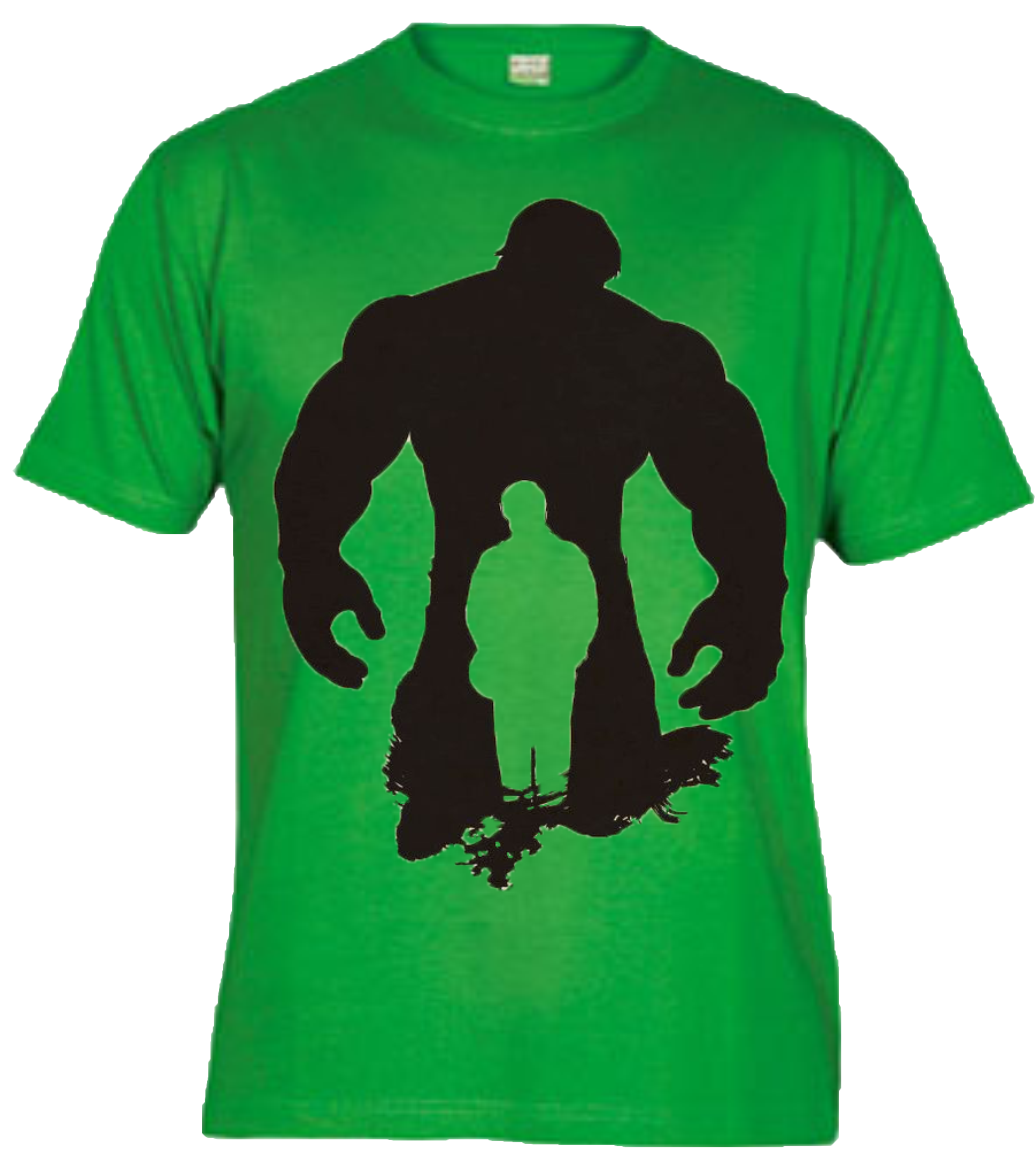 Camiseta Verde Hulk Banner - Lonely Man (4323x4323), Png Download