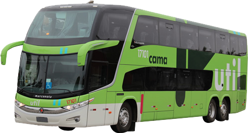 Cama - Double-decker Bus (500x263), Png Download