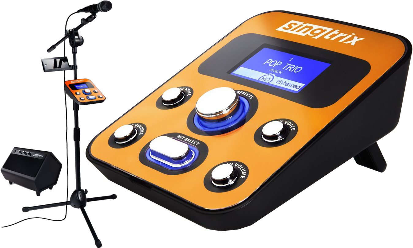 Singtrix Voice Enhancing Karaoke Machine - Singtrix Party Bundle Home Karaoke System, Kod Systems (3000x865), Png Download