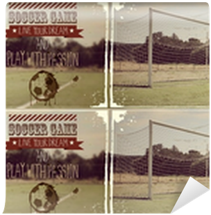 Soccer Typography Quote Vintage Banner Wallpaper • - Net (400x400), Png Download