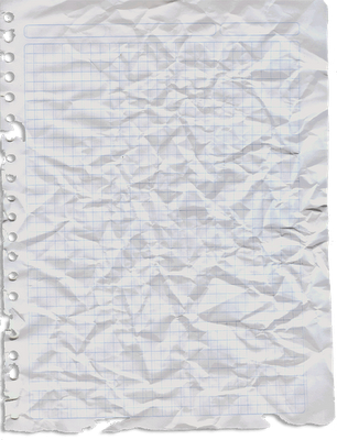 Adiós Queridísima Hoja De Papel - Hoja De Papel Arrugada Png (306x400), Png Download