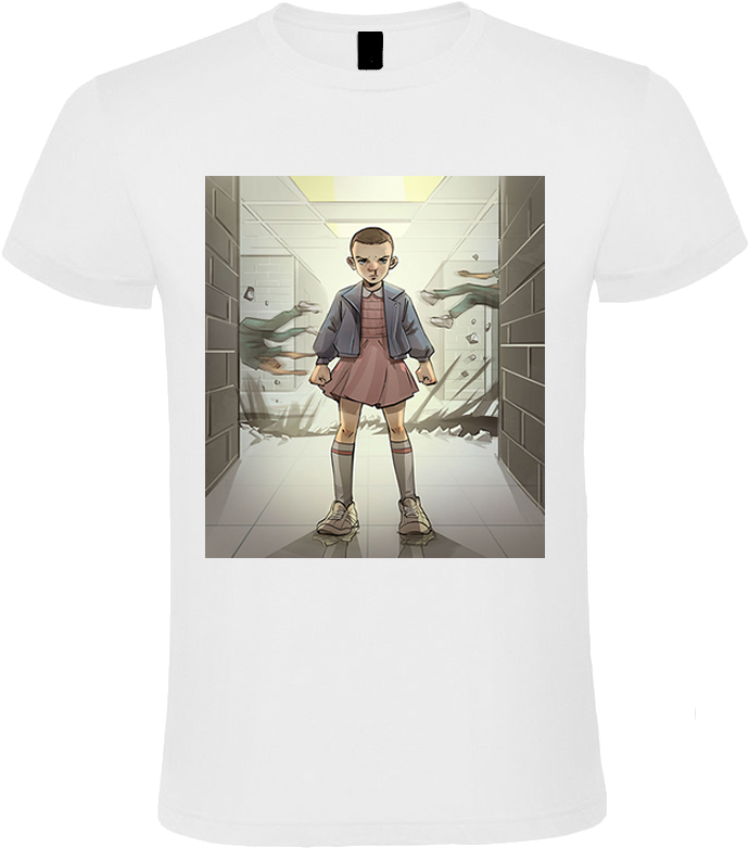 Camiseta "niña Stranger Things" - Society6 Stranger Things Slim Iphone 7 Case (800x800), Png Download