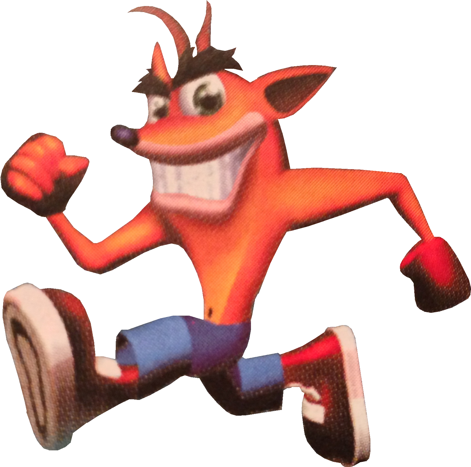 Crarun - Crash Bandicoot (1760x1636), Png Download