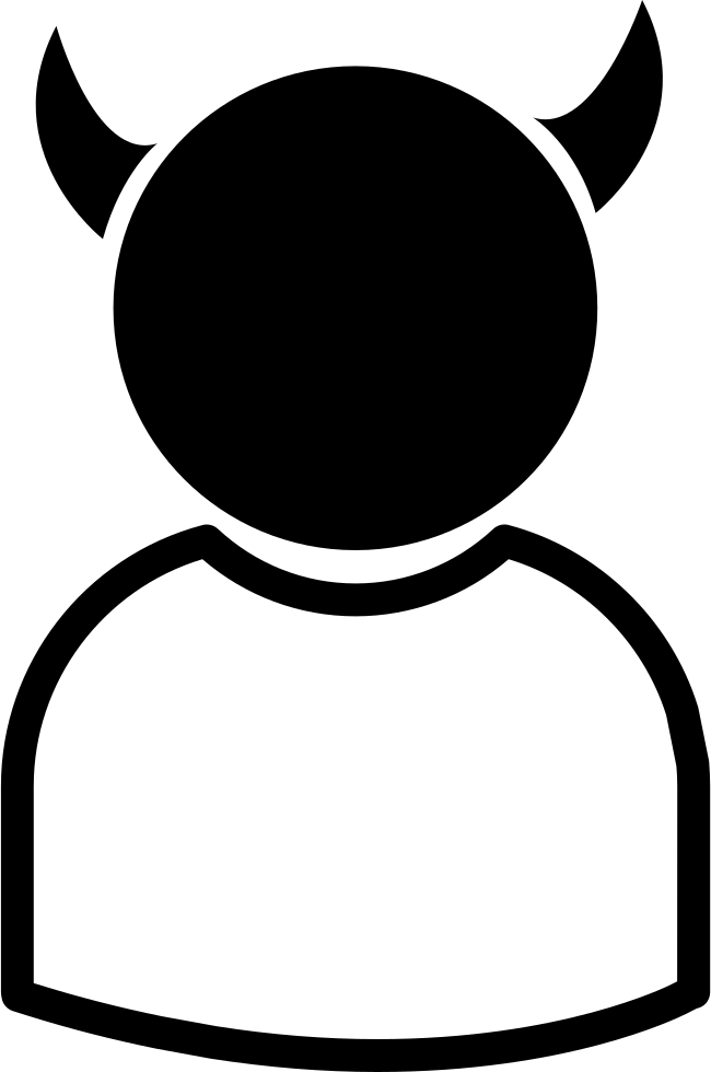 Devil Comments - Devil Horns Vector (650x980), Png Download