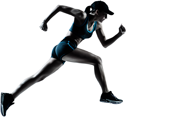 About Fitness Img - Woman Sprinting (650x429), Png Download