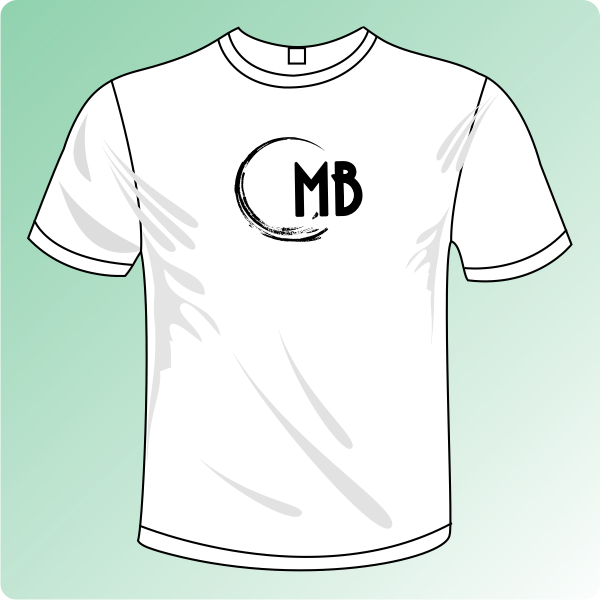Camiseta Blanca Mb Big - Drums (600x600), Png Download