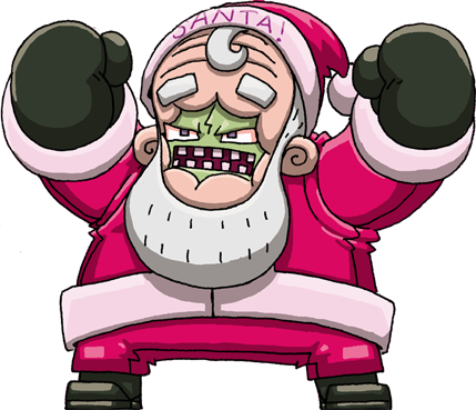 View Samegoogleiqdbsaucenao Santa Zim By Hologramzx-d6xaff7 - Invader Zim Santa (429x369), Png Download