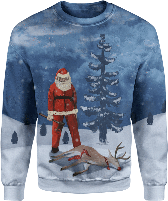 Bad Santa Sweater - Bad Santa (800x800), Png Download