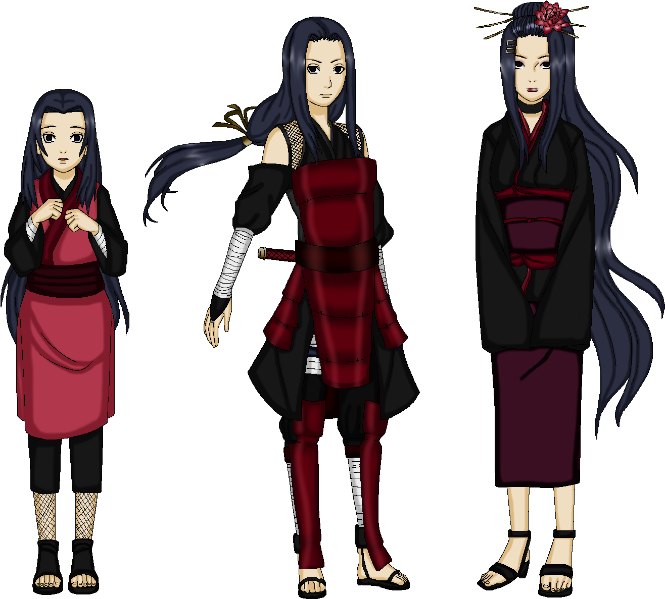 Naruto Oc Honoka Uchiha The Wife Of Tobirama By Darklordluzifer-d8yvzkj - Naruto Honoka (1024x857), Png Download
