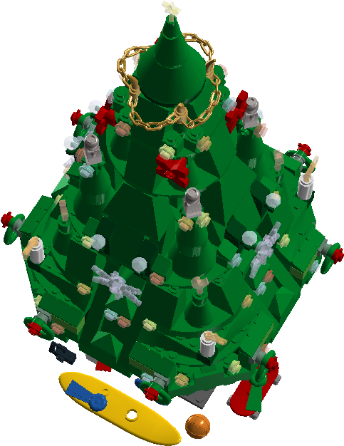1 / - Christmas Tree (1296x672), Png Download