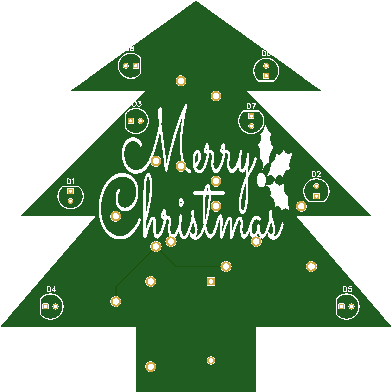 Led Christmas Tree - Aveton Gifford (1563x1563), Png Download