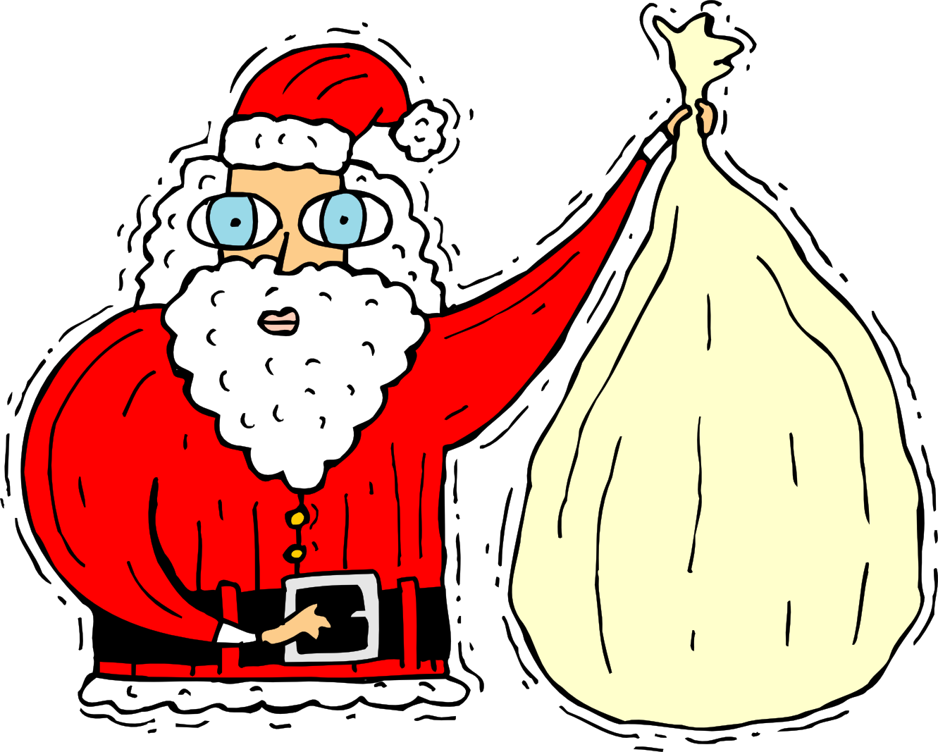 Artfavor Santa Claus 3 Scalable Vector Graphics Svg - Santa Claus (555x445), Png Download