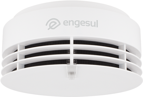 Detector De Fumaça Residencial - Detector De Fumaça Óptico Autonomo Genius (583x536), Png Download