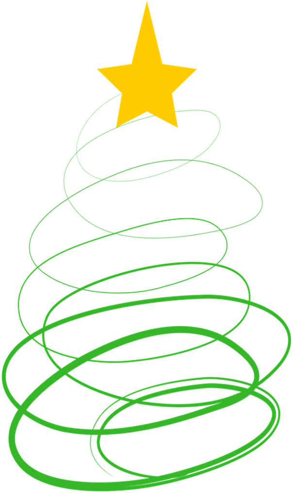 Christmas Tree,isolated,christmas Tree Illustrations - Christmas Swirl Tree Png (1280x1280), Png Download
