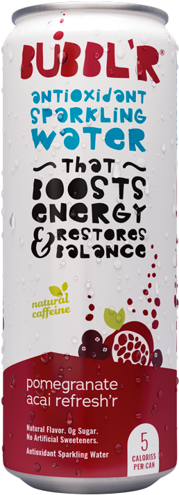 Pomegranate Acai Refresh'r - Bubbl R (475x750), Png Download