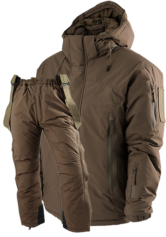 Military Sleeping Systems & Cold Weather Clothing - Extreme Cold Weather Tactical Clothing (349x493), Png Download