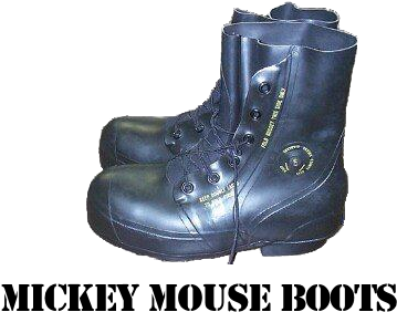 Mickey Mouse Boots Government Surplus Cold Weather - Mickey Mouse Cold Weather Boot (375x375), Png Download