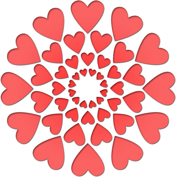 O Círculo Do Coração - Ornament (640x640), Png Download