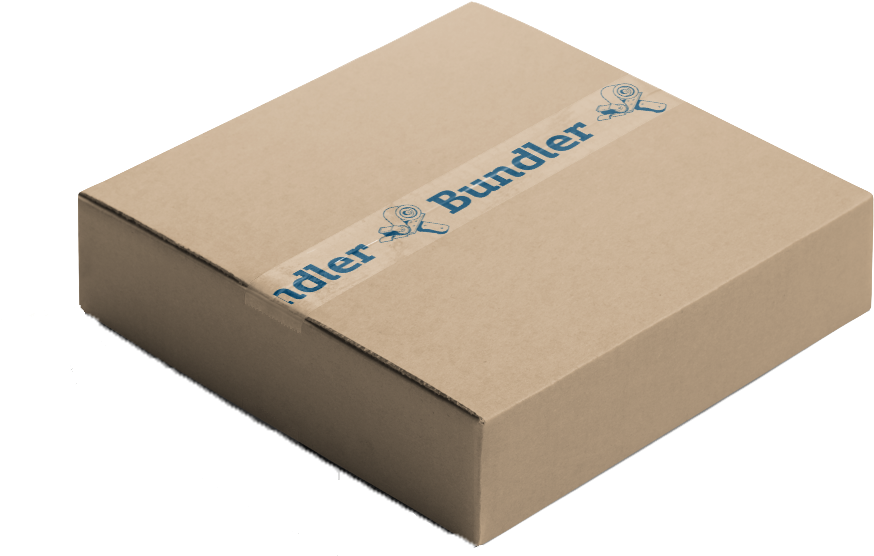 Bundler Packing Tape - Box-sealing Tape (1068x1188), Png Download