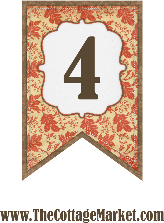 5 - Free Autumn Leaves Banner Printables (819x1024), Png Download