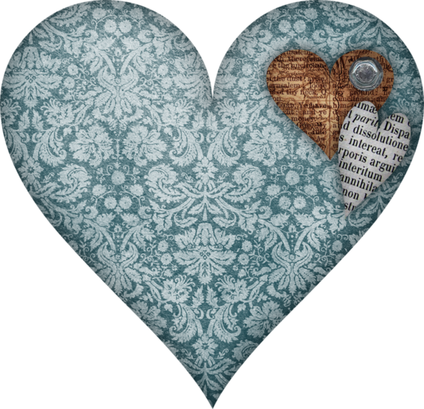 Coeur,tube,png - Vintage1 Clutch Rectangle Car Magnet (600x579), Png Download