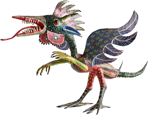 Pedro Linares A Cartonero From Mexico City Created - Alebrije Png Pedro Linares (500x396), Png Download