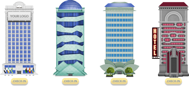No Hotsite O Estudante Podia Criar Seu Próprio Hotel, - Commercial Building (637x290), Png Download
