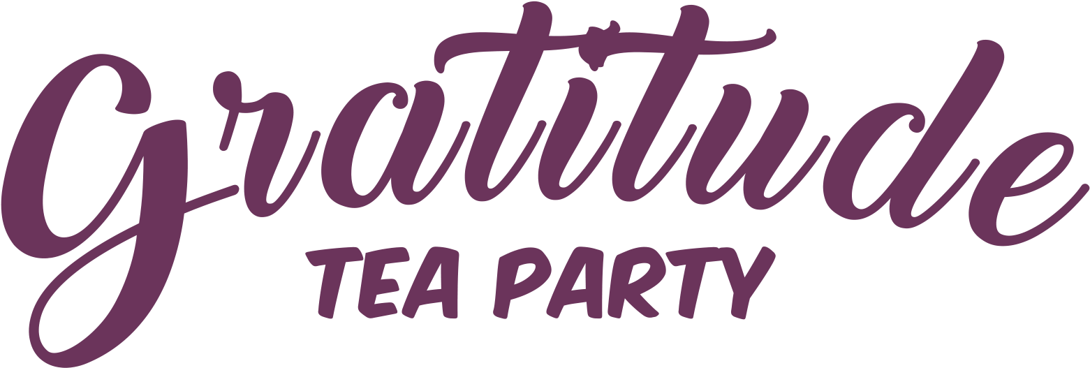 Gratitude Tea Logo - Shopping (1576x553), Png Download