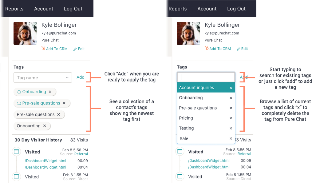 Pure Chat Tags - Pure Chat Inc. (1087x594), Png Download
