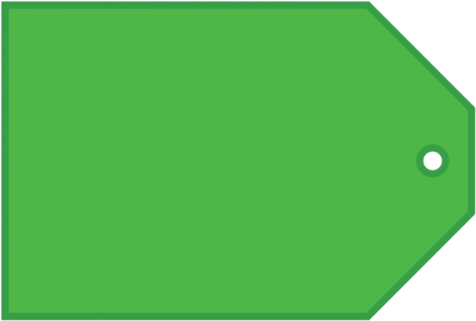 Green Tags 25% Off - Green Tag Sale (700x479), Png Download