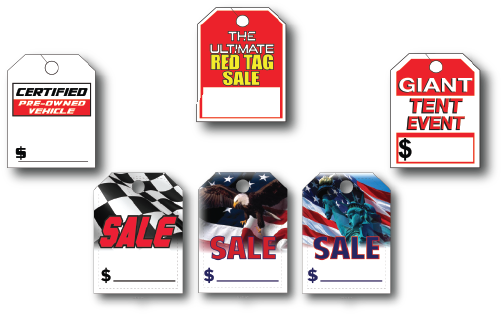 Event Hang Tags - American Flag (593x340), Png Download