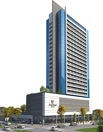 Edificio E Business Goiania (357x459), Png Download