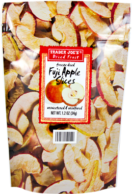 Tj Fuji Apple Slices - Dried Apple Slices Trader Joe's (316x432), Png Download