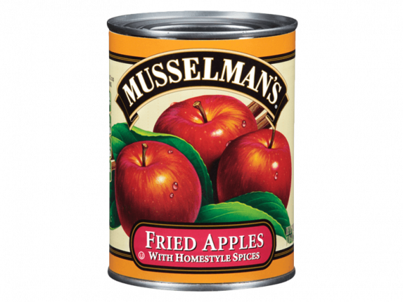 Musselman's Fried Apples, 21 - Musselman's Strawberry Pie Filling 21 Oz. Can (580x435), Png Download