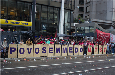 Pelo Direito À Moradia, Mtst Ocupa Prédio Da Presidência - São Paulo (1000x312), Png Download