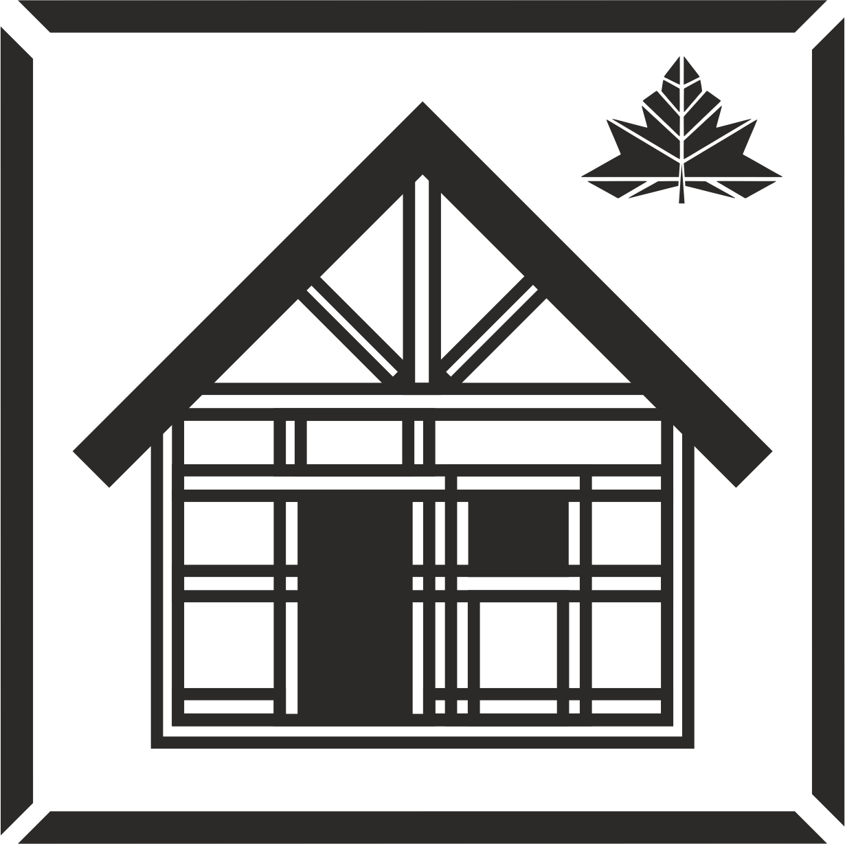 Light Timber Houses - House (1230x1229), Png Download