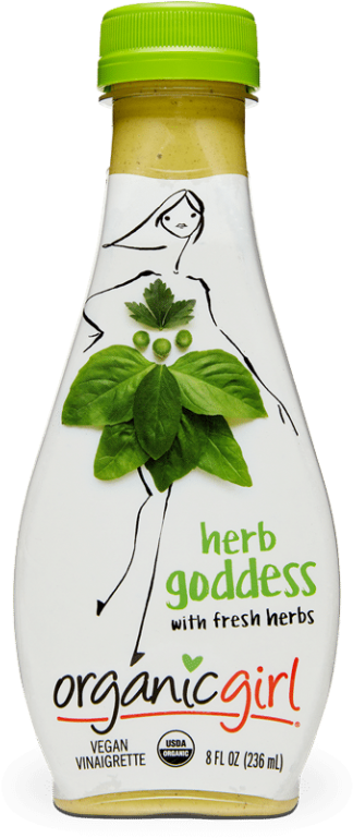 Get To Know Our Green Onion - Organic Girl Herb Goddess Dressing (350x774), Png Download