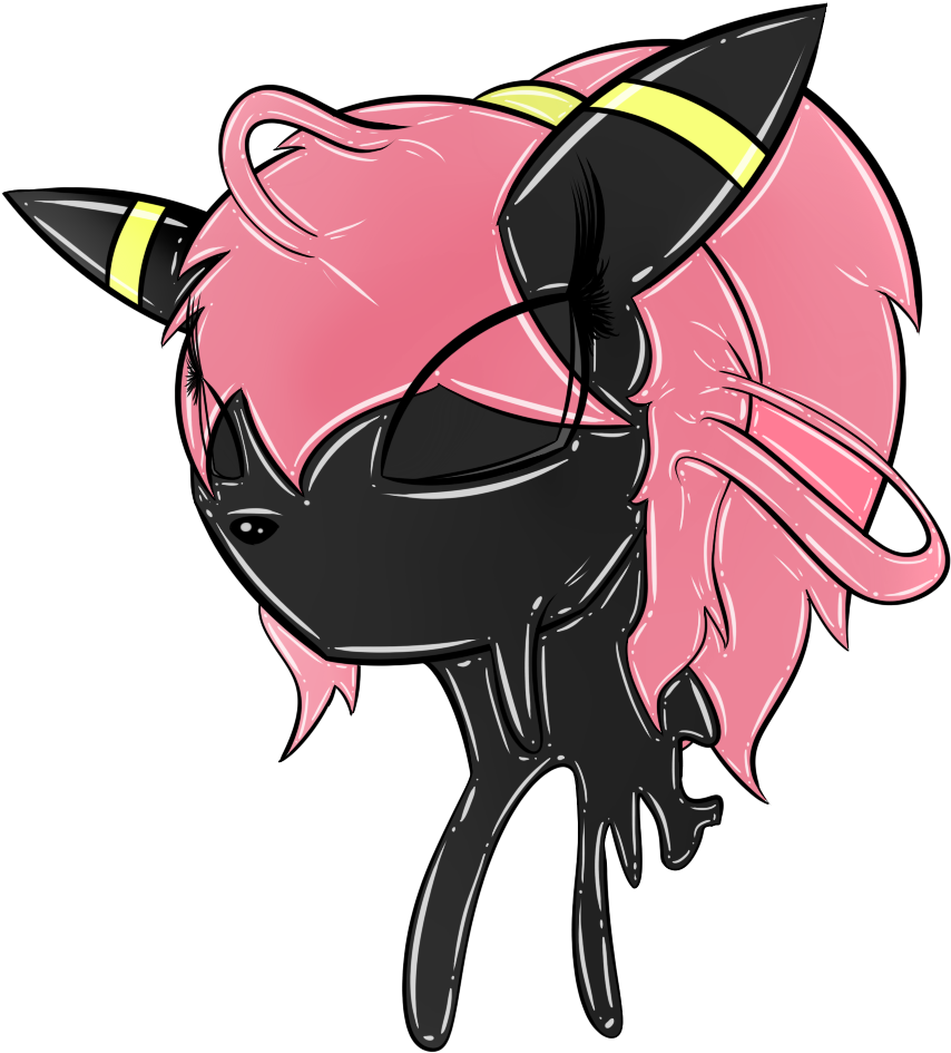 The Umbreon Mask - Illustration (916x1017), Png Download