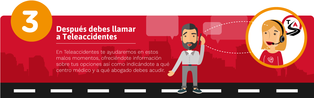 Pasos A Seguir En Caso De Accidente - Accident (1230x399), Png Download