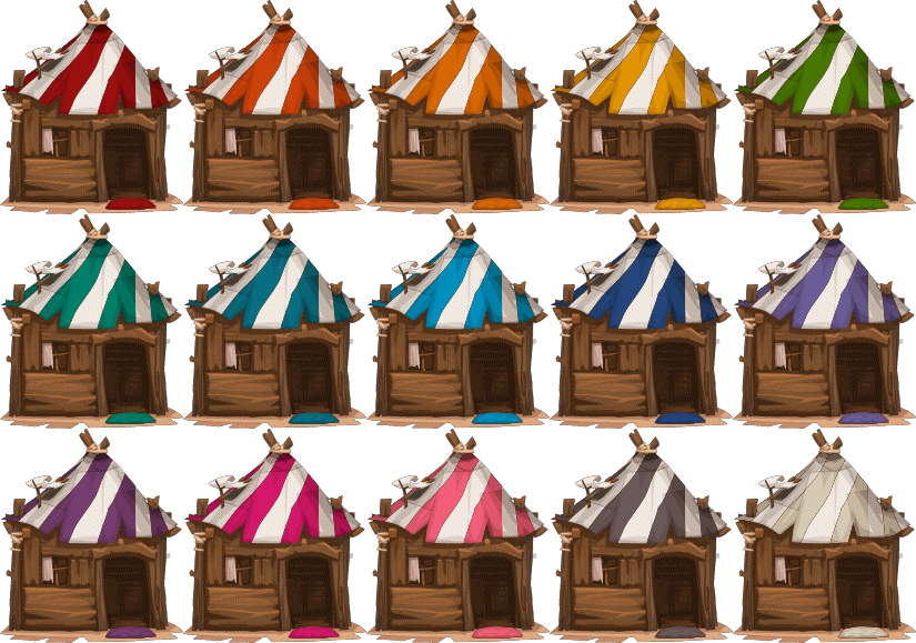 House Wood Cottage Colors L1 - Happy Street Wiki House (825x579), Png Download