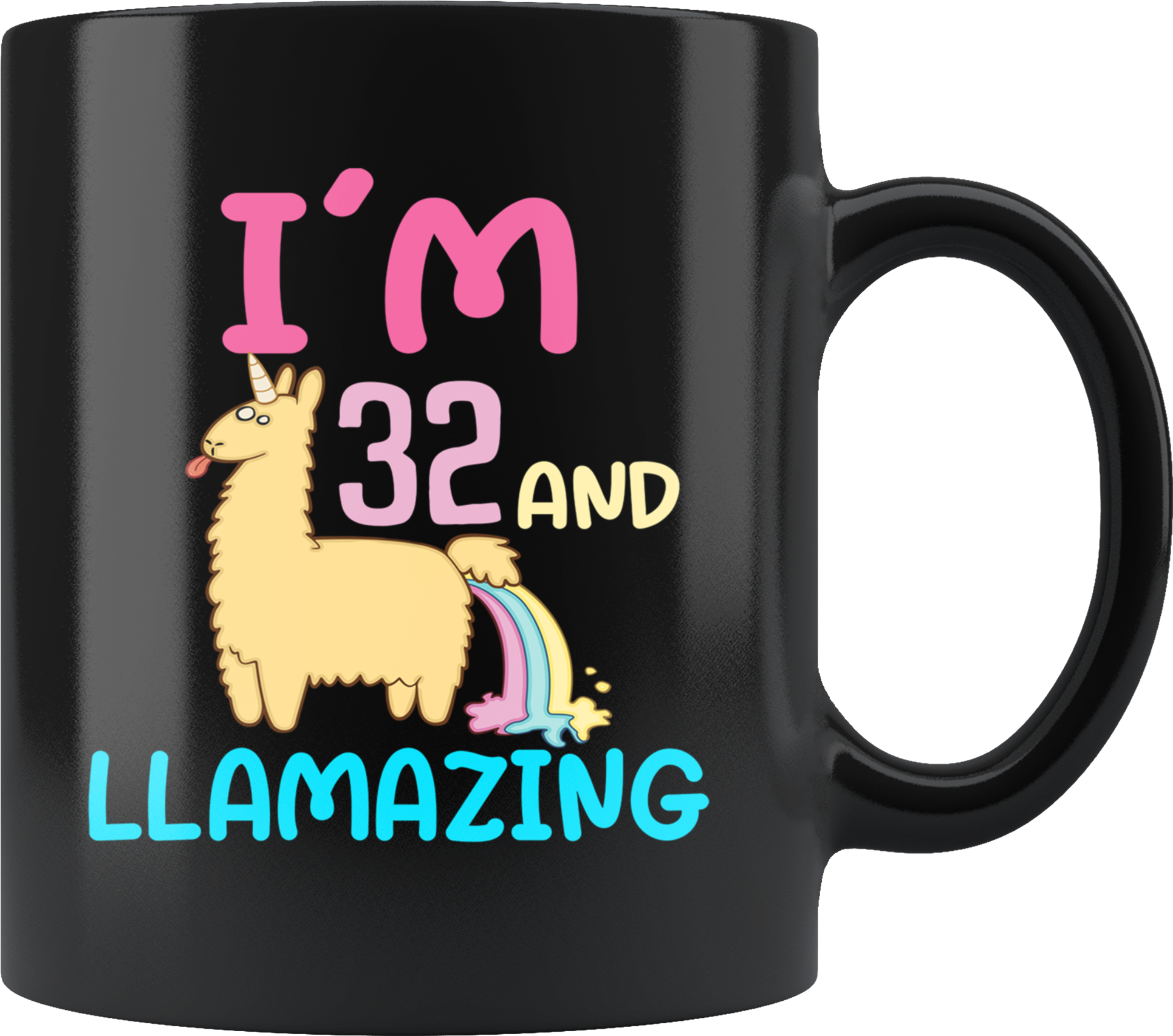 Birthday Girl Gifts Teepipie Birthday Girl Llama Llamacorn - Mug (2000x2000), Png Download