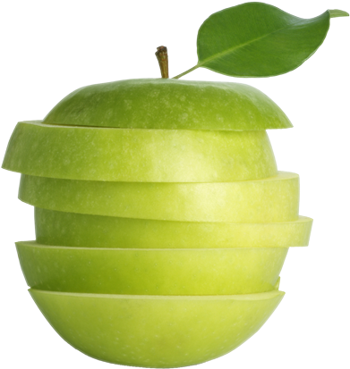 Sliced Apple - Functional Medicine (400x418), Png Download