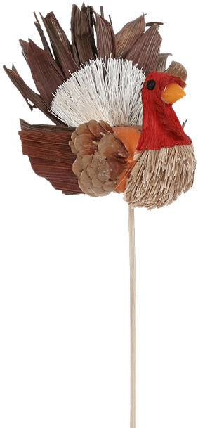 Pinecone Turkey Pick Brown • - Turkey Meat (500x611), Png Download